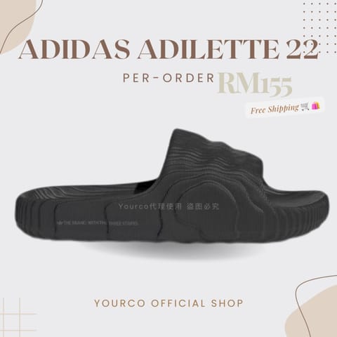 Adidas Adilette22 Black