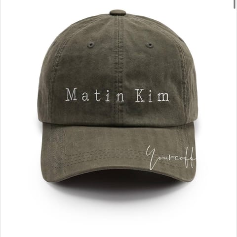 🇰🇷 韩国 MATIN KIM 🧢 军绿色