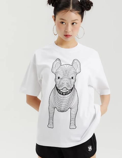 LIFEWORK 法斗犬白黑