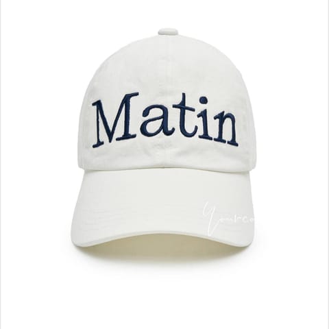 🇰🇷 韩国 MATIN KIM 🧢 白色