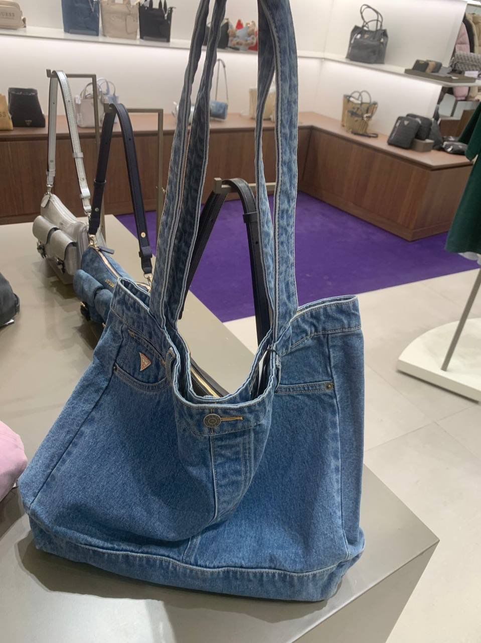 🇰🇷Guess 新品2026 牛仔帆布袋 2