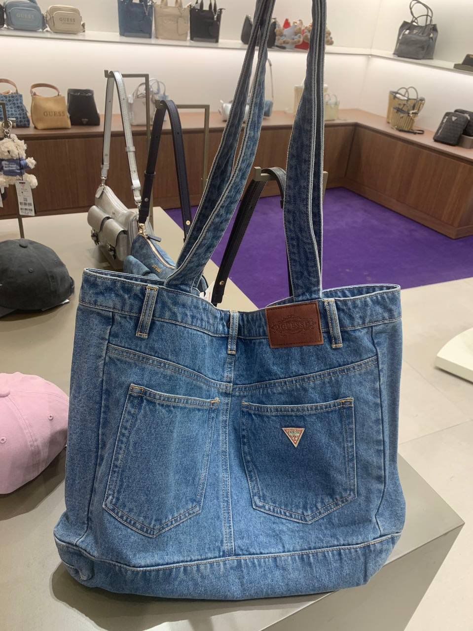 🇰🇷Guess 新品2026 牛仔帆布袋 3