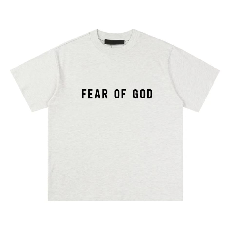 #F49 FEAR OF GOD FOG复线ESSENTIALS 硅胶字母LOGO短袖纯棉T恤 3