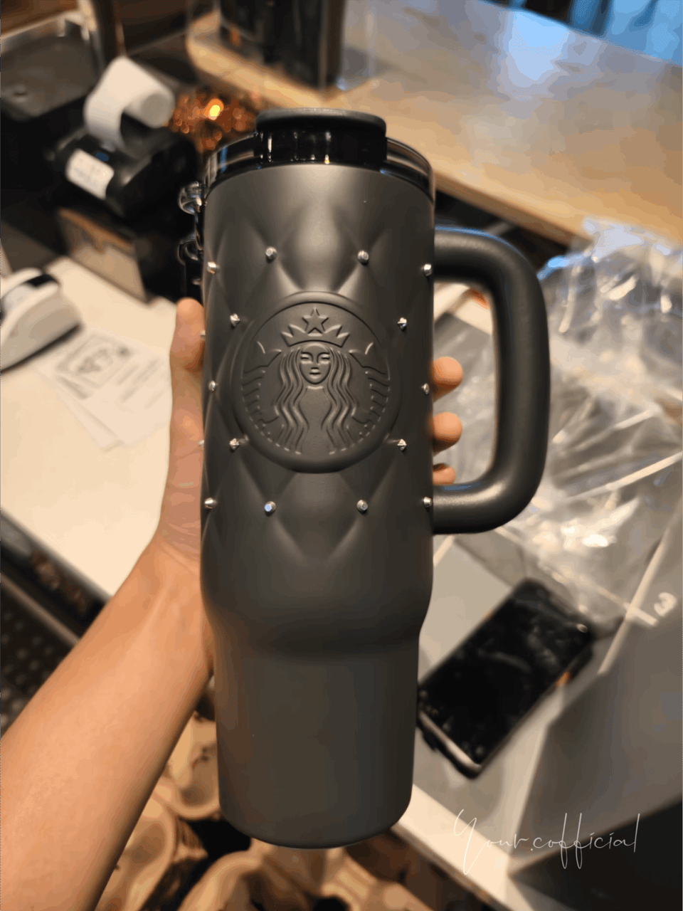Starbucks朋克芭蕾铆钉吸管杯 2