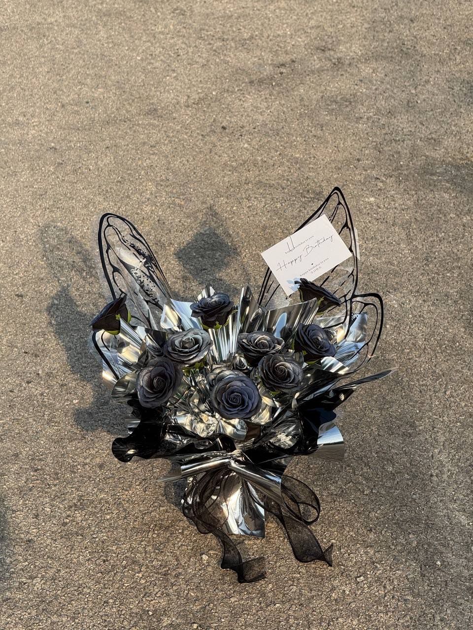 镜面蝴蝶香皂花束 2