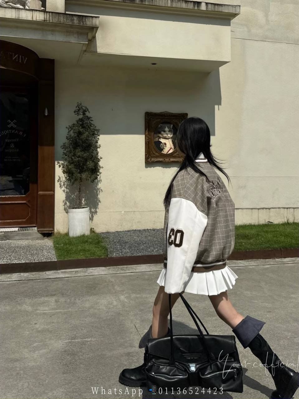 Adidas机车运动风大容量肩背包 5