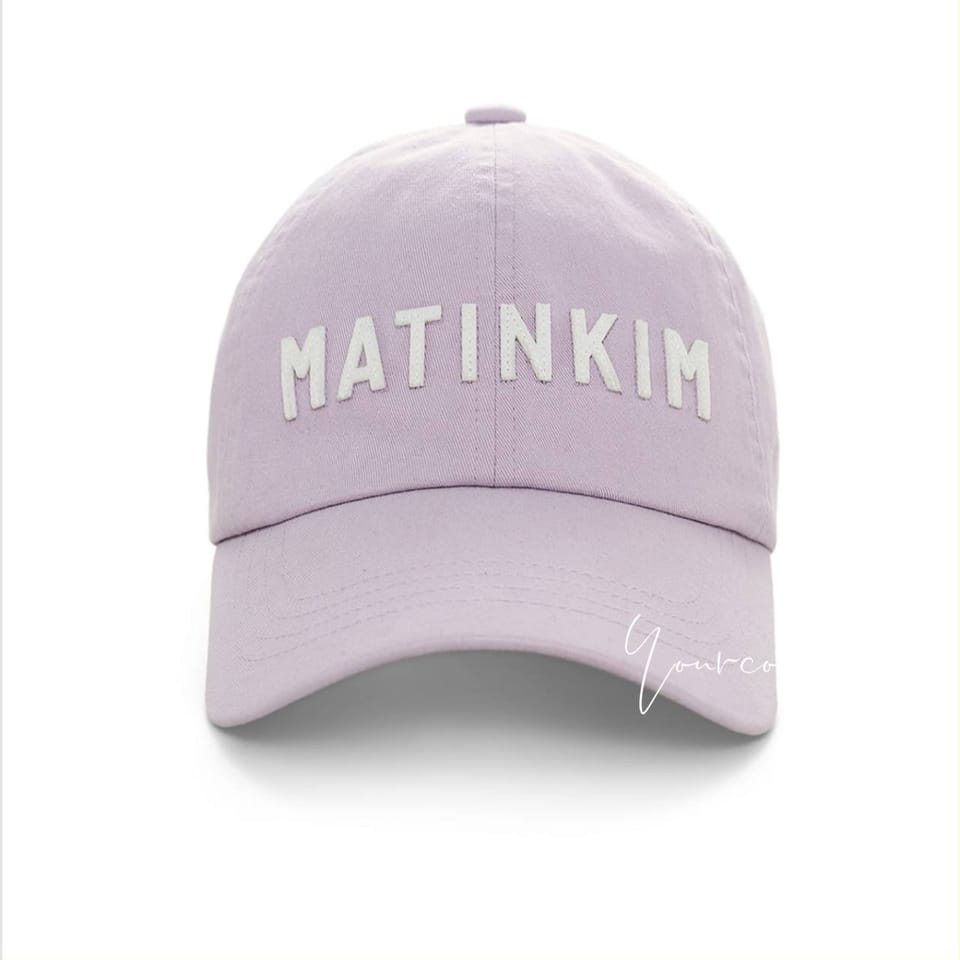 🇰🇷 韩国 MATIN KIM 刺绣老帽 🧢 2