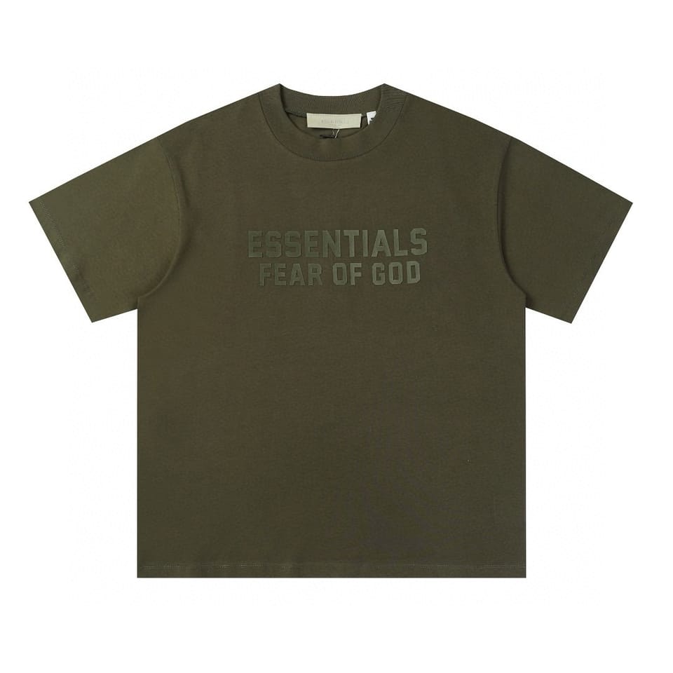 ESSENTIALS 第八季双排大小字母立体植绒字母T恤 2