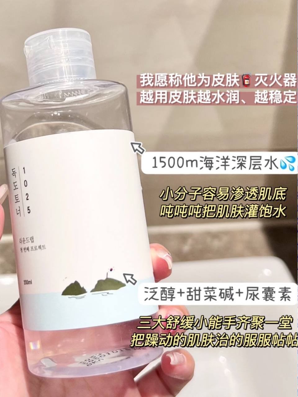 🤍 Round Lab 1025 Dokdo Toner 📦 200ml + 50ml 4