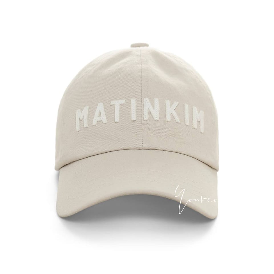 🇰🇷 韩国 MATIN KIM 刺绣老帽 🧢 4