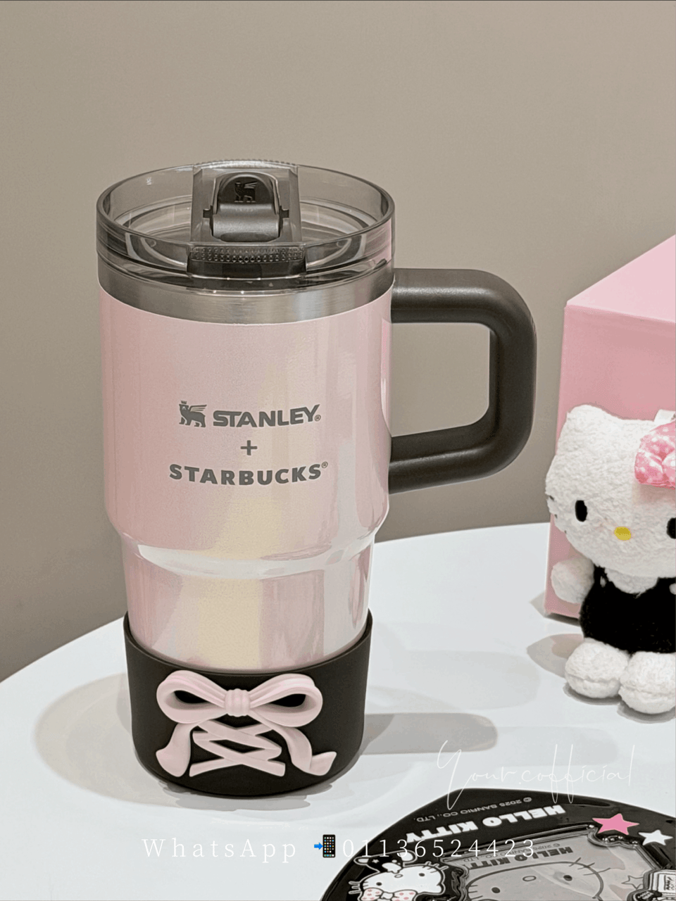 Stanley+Starbucks 粉色闪闪杯🩷 5