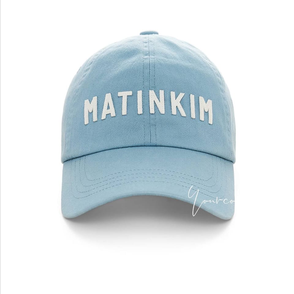 🇰🇷 韩国 MATIN KIM 刺绣老帽 🧢 3
