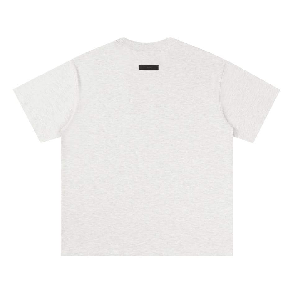 #F49 FEAR OF GOD FOG复线ESSENTIALS 硅胶字母LOGO短袖纯棉T恤 6
