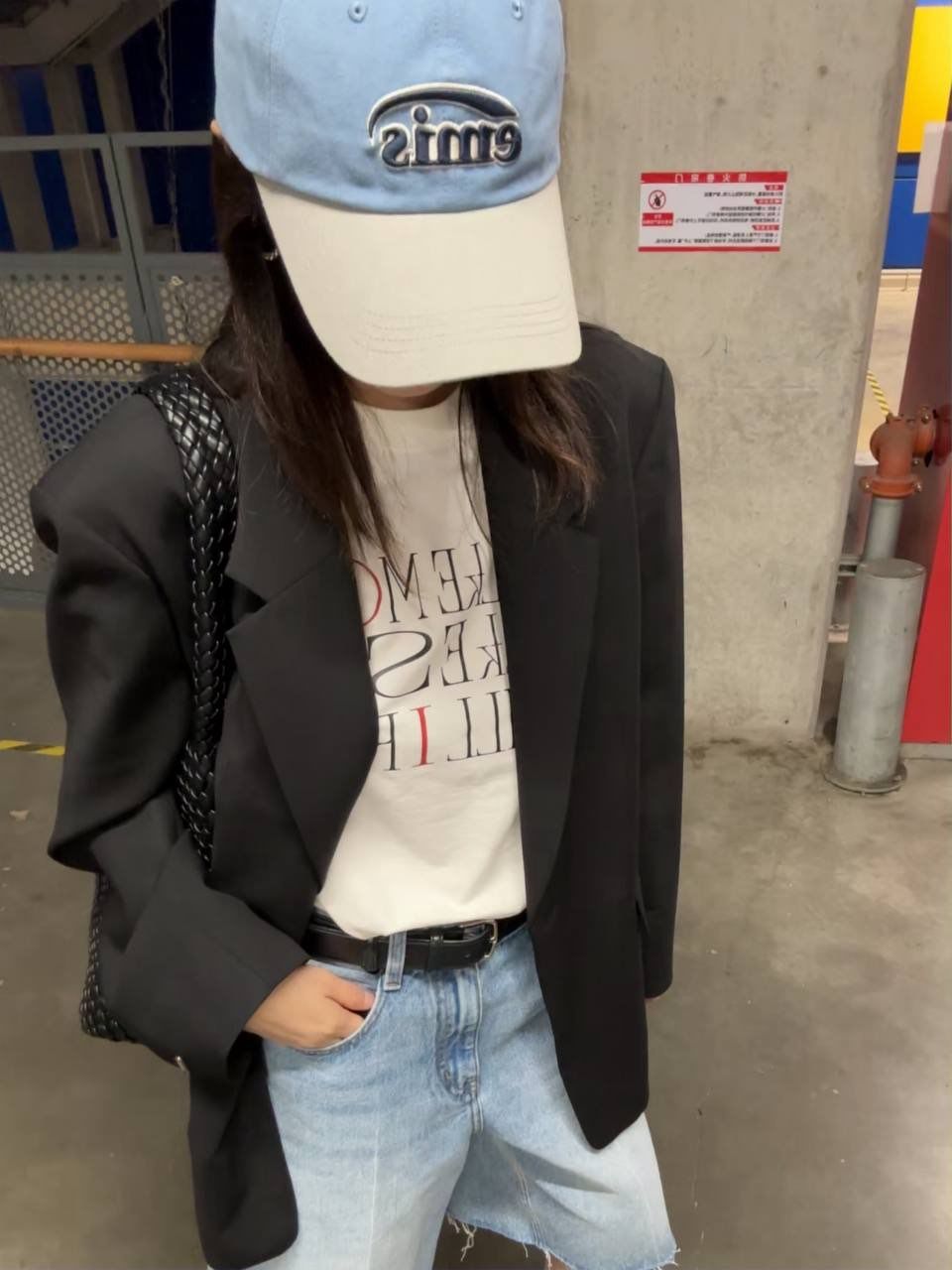 🇰🇷Emis 拼色帽子 7