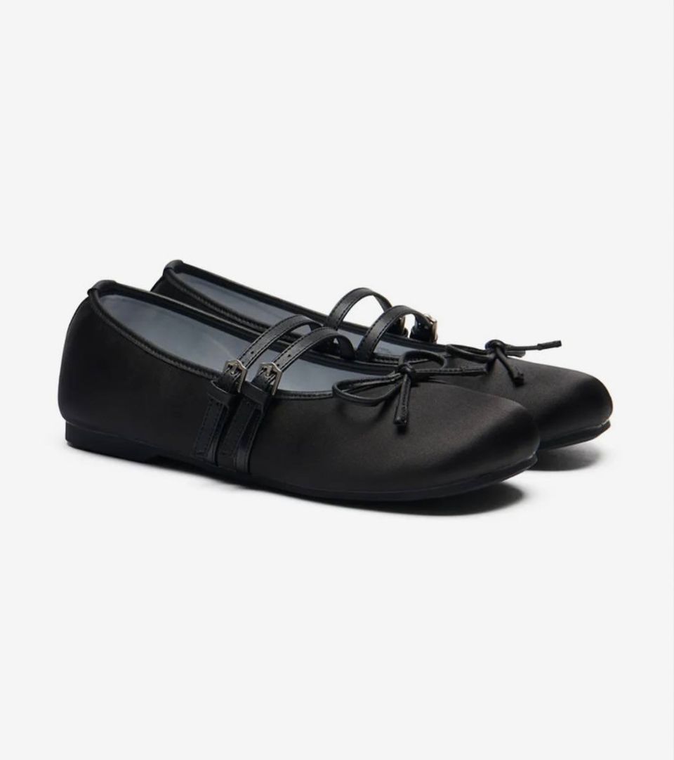 SQUARE TOE TWO STRAP MARYJANES(ENAMEL) 7