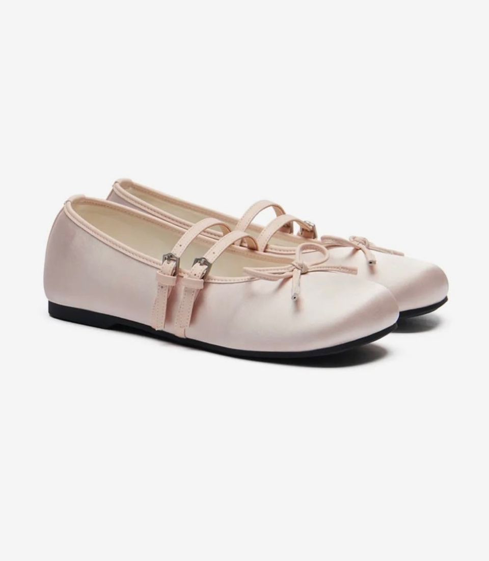 SQUARE TOE TWO STRAP MARYJANES(ENAMEL) 3