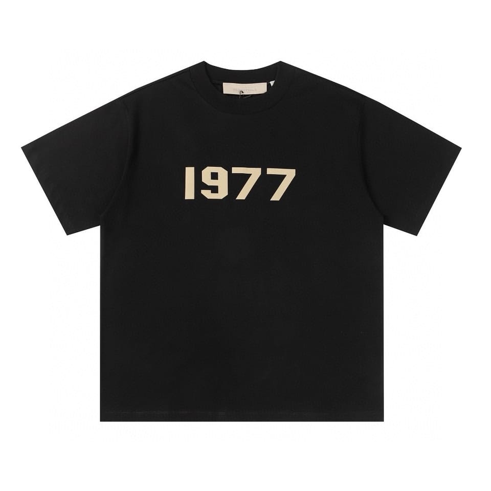复线ESSENTIALS1977植绒字母短袖T 5