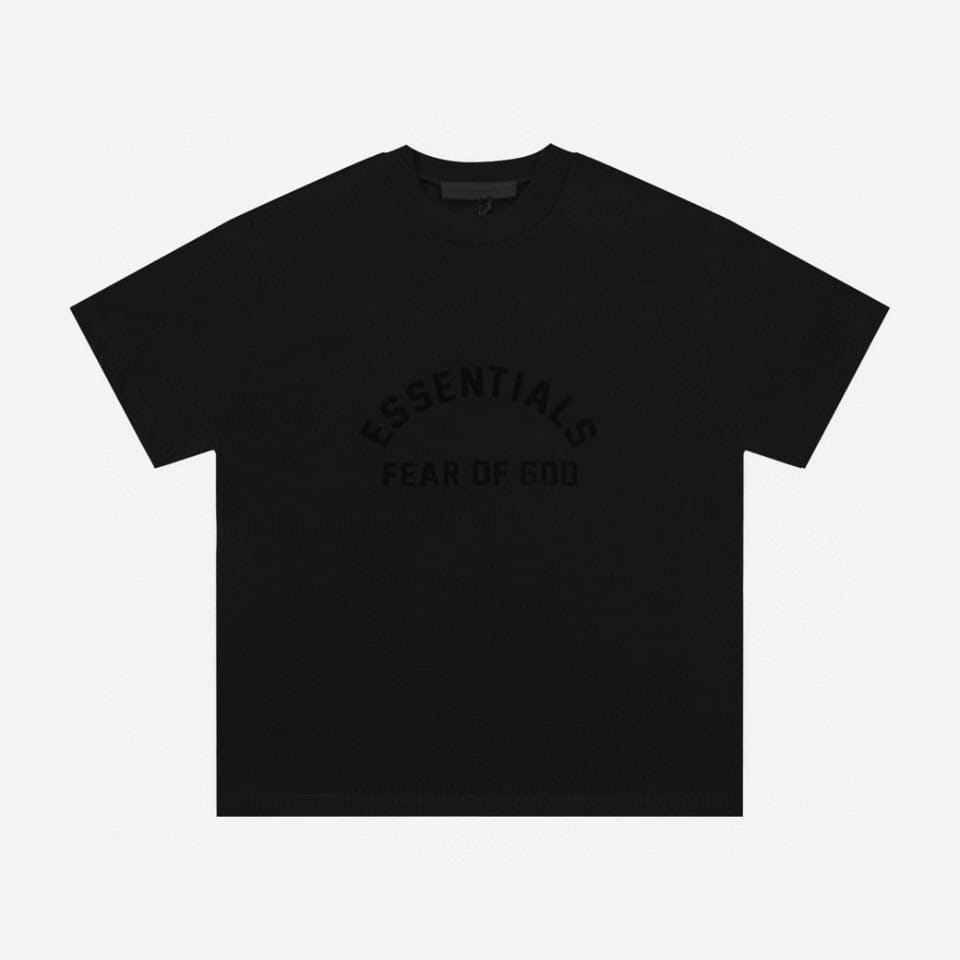 ESSENTIALS 新款弧形立体美丽绒字母T恤 4
