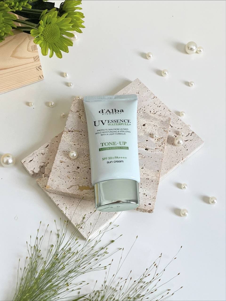 💚 d’Alba 绿色修饰防晒（绿管）50ml+50ml 2