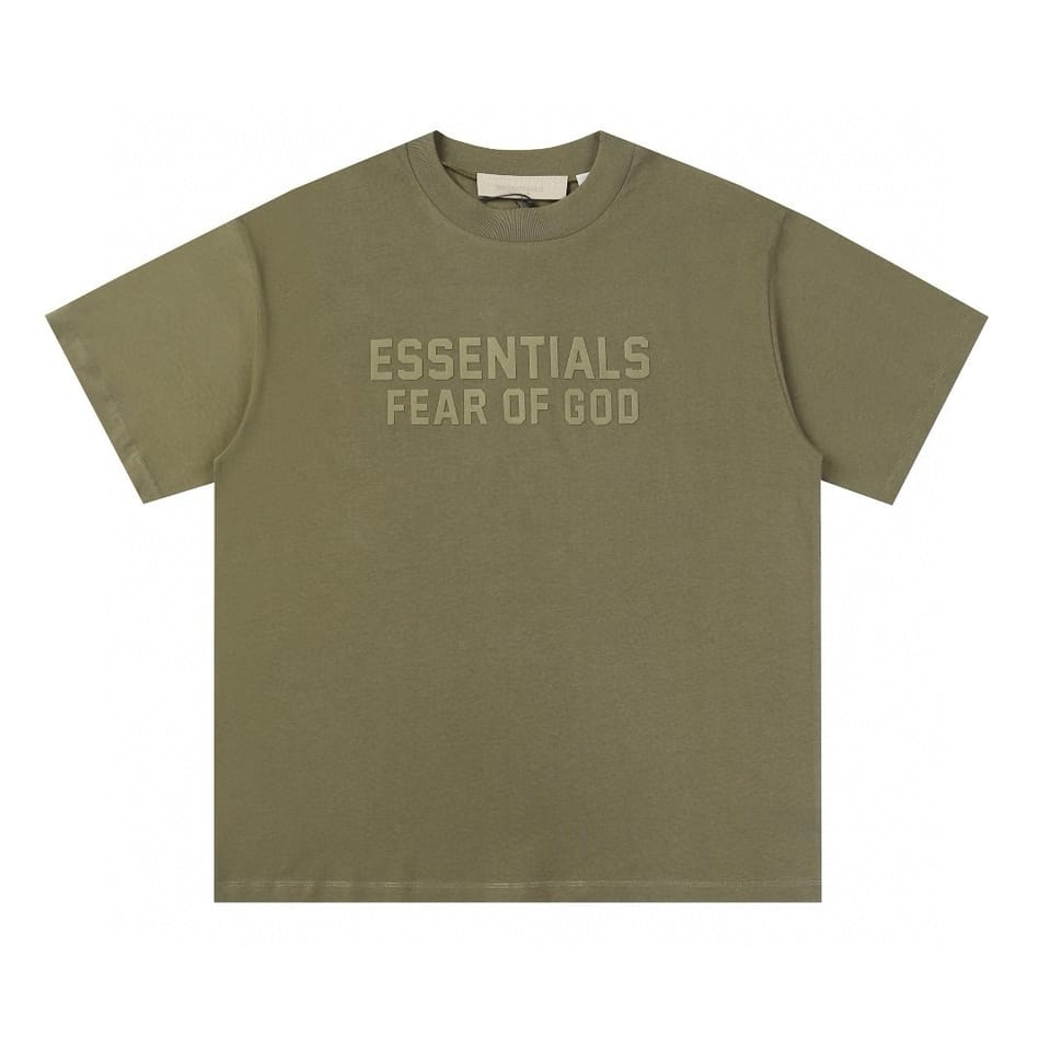 ESSENTIALS 第八季双排大小字母立体植绒字母T恤 7