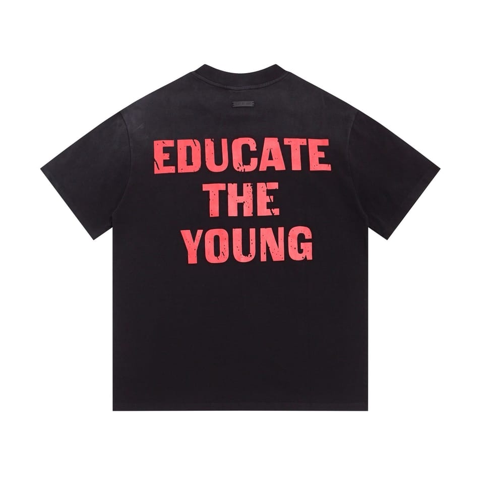 Essentials Fear of God 新品洗水美潮FU字母印花短袖T恤纯棉半袖 3