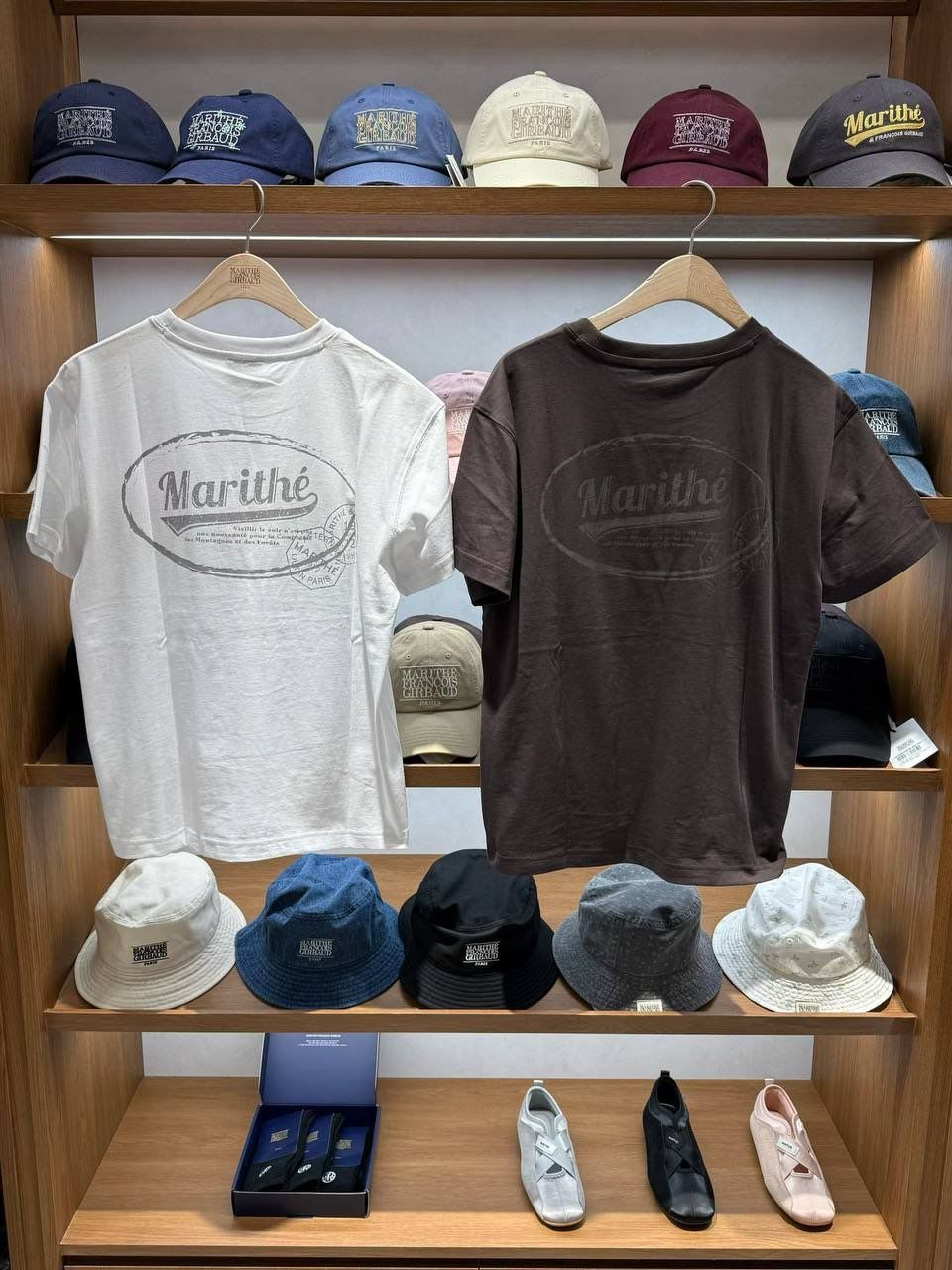 🛍MARITHE SMALL CLASSIC LOGO STRIPE RINGER TEE 2