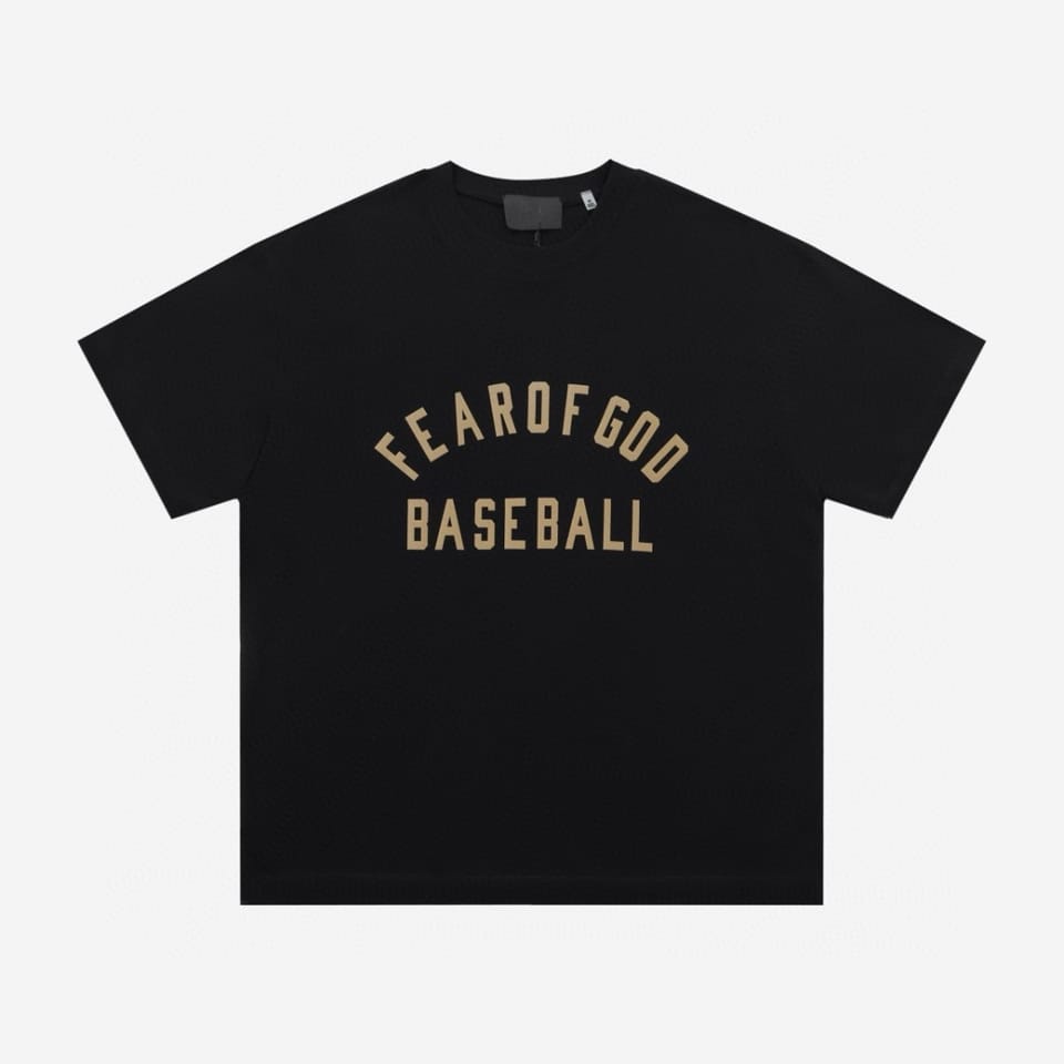 ESSENTIALS第七季主线植绒字母BASEBALL短袖T恤 4