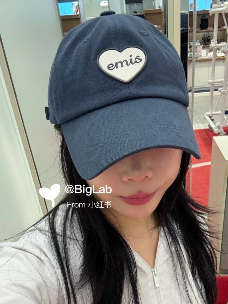 🇰🇷Emis 2026新品 爱心标帽子 4