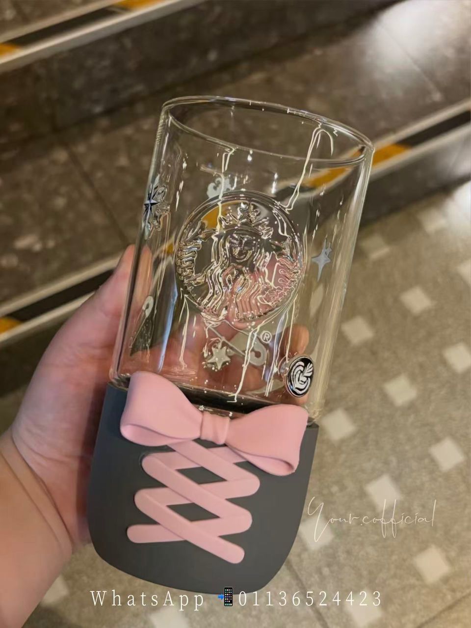 Starbucks朋克芭蕾玻璃吸管杯 4