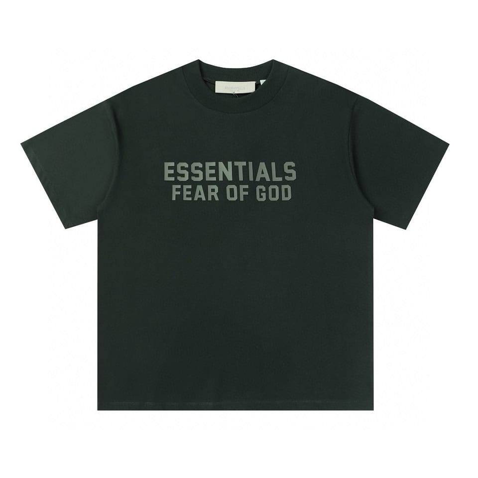 ESSENTIALS 第八季双排大小字母立体胶字母T恤 2