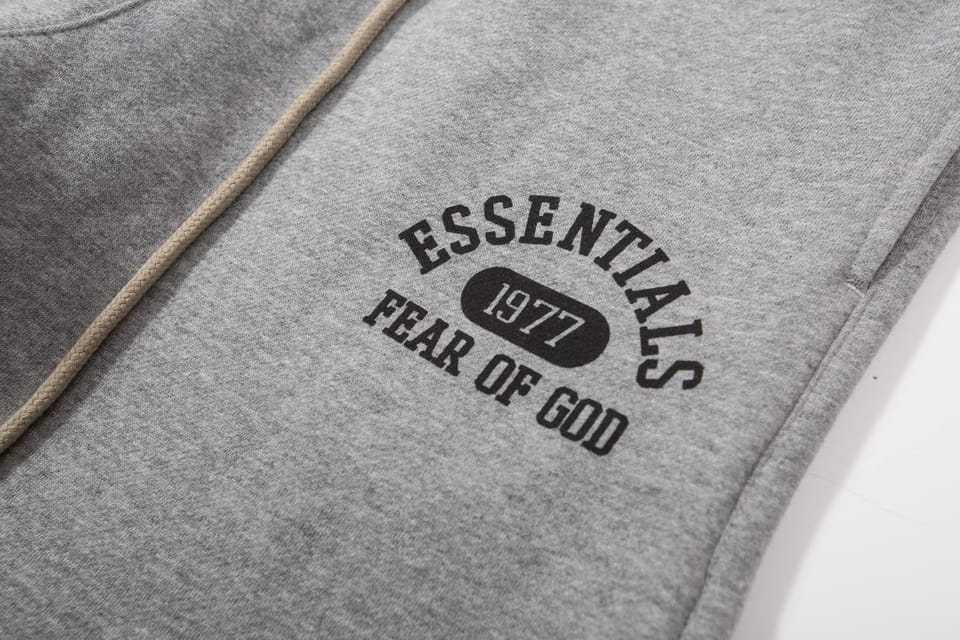 ESSENTIALS FOG 1977印花美潮经典加绒长裤运动裤 5