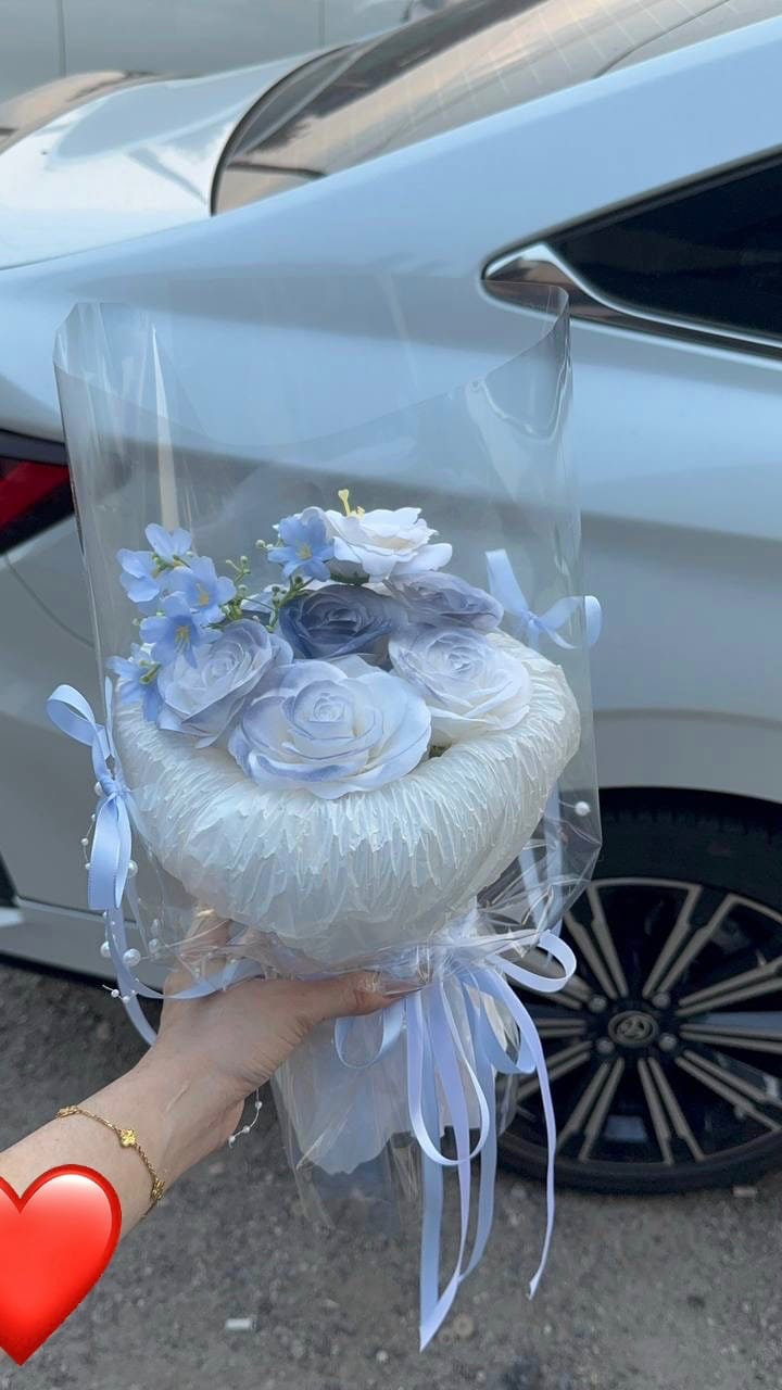 渐变苏醒芭蕾风香皂花束 2