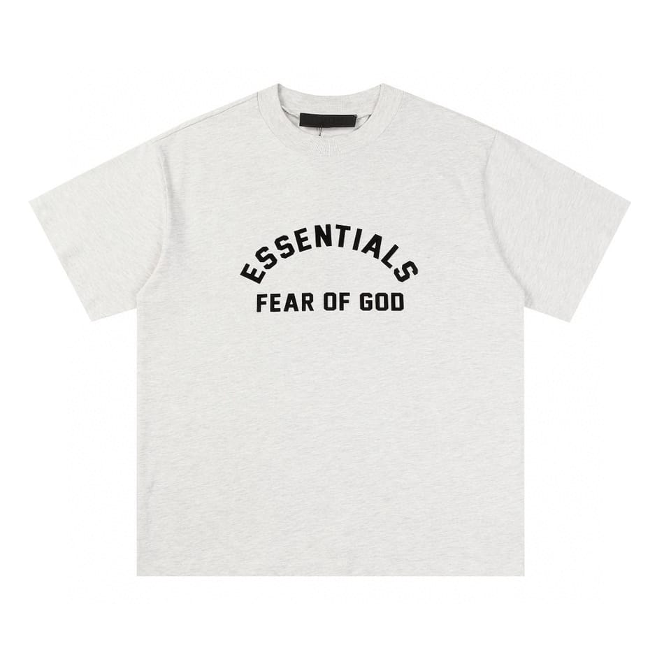 ESSENTIALS 新款弧形立体美丽绒字母T恤 2