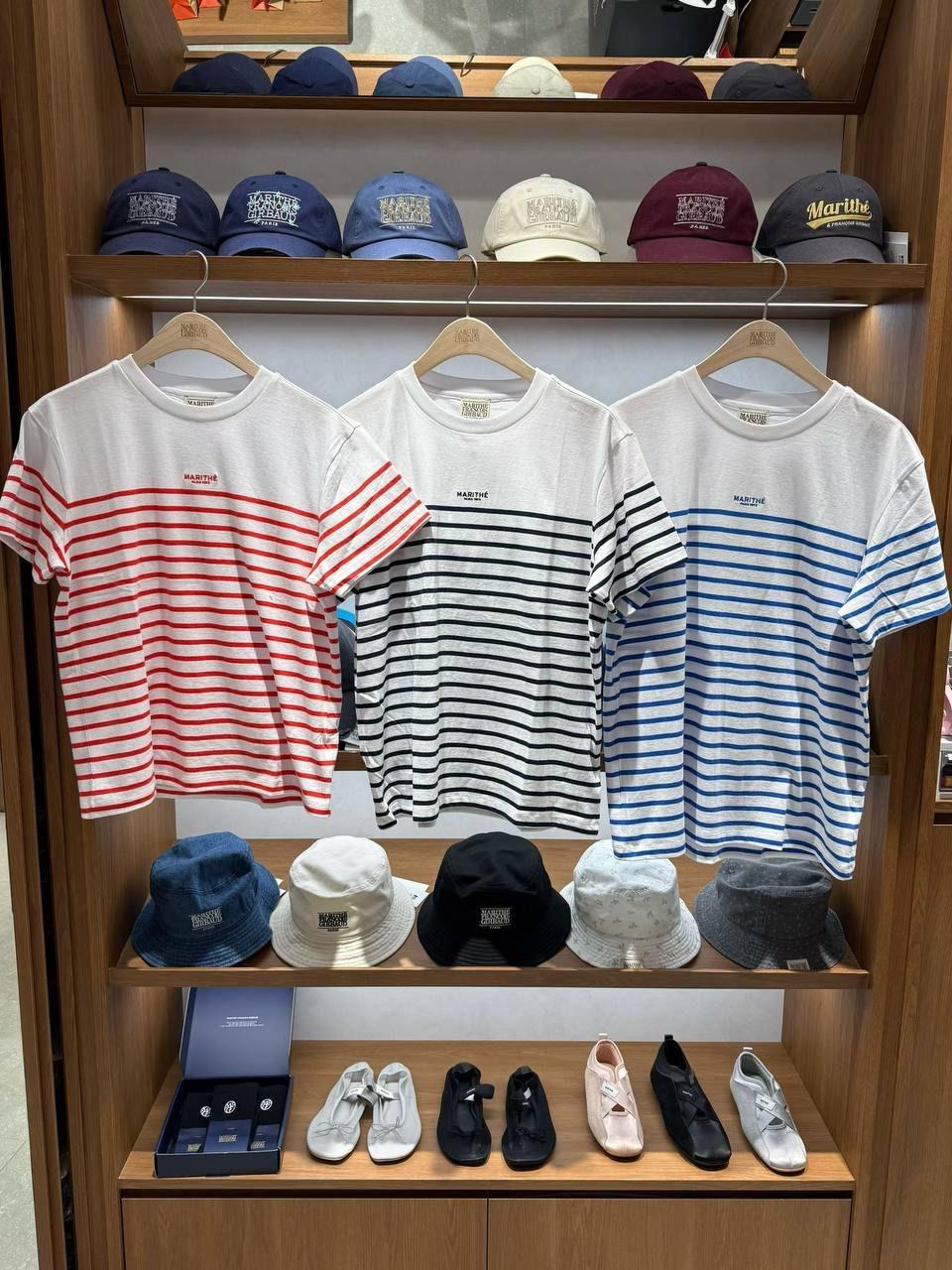 🛍MARITHE BLOCK STRIPE TEE 1