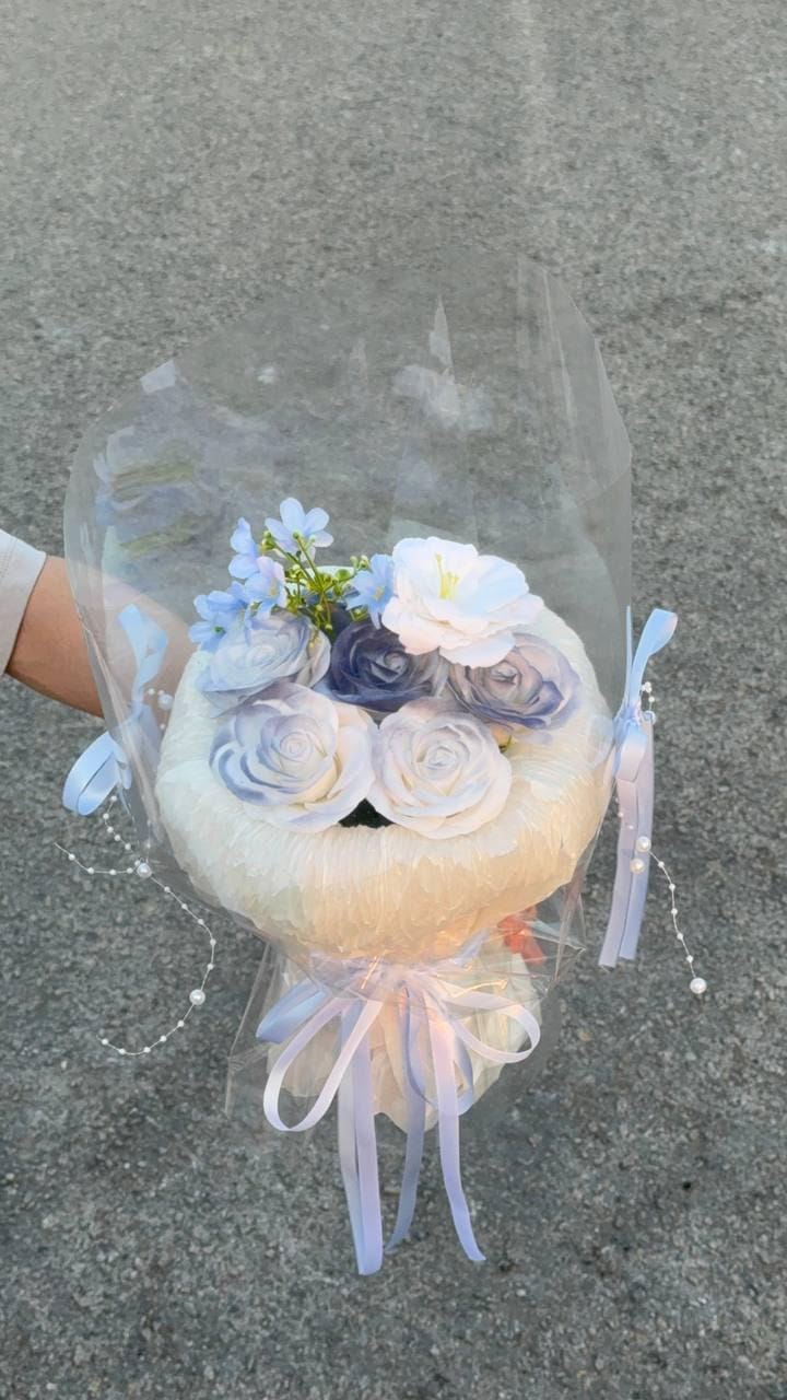 渐变苏醒芭蕾风香皂花束 1