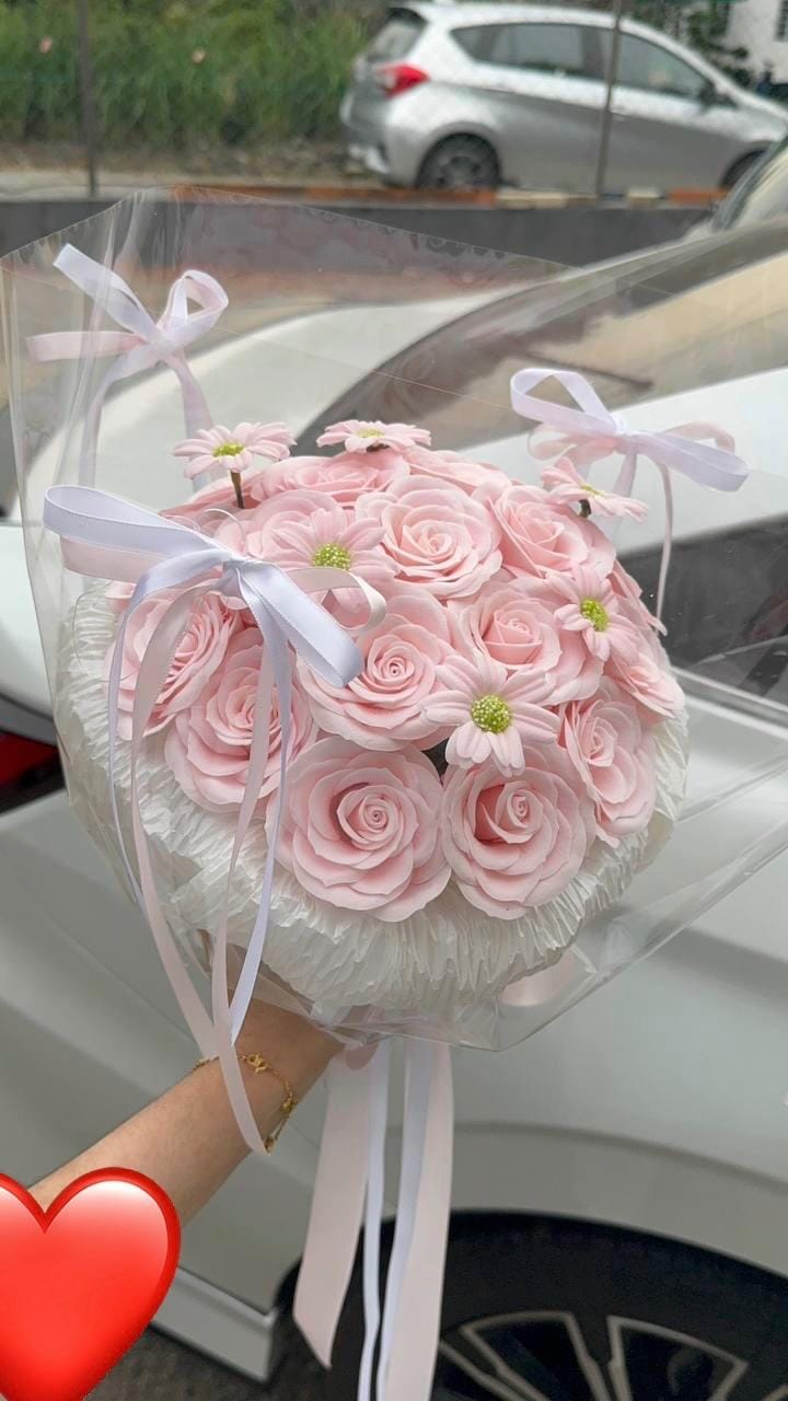 芭蕾风蝴蝶香皂花束 1