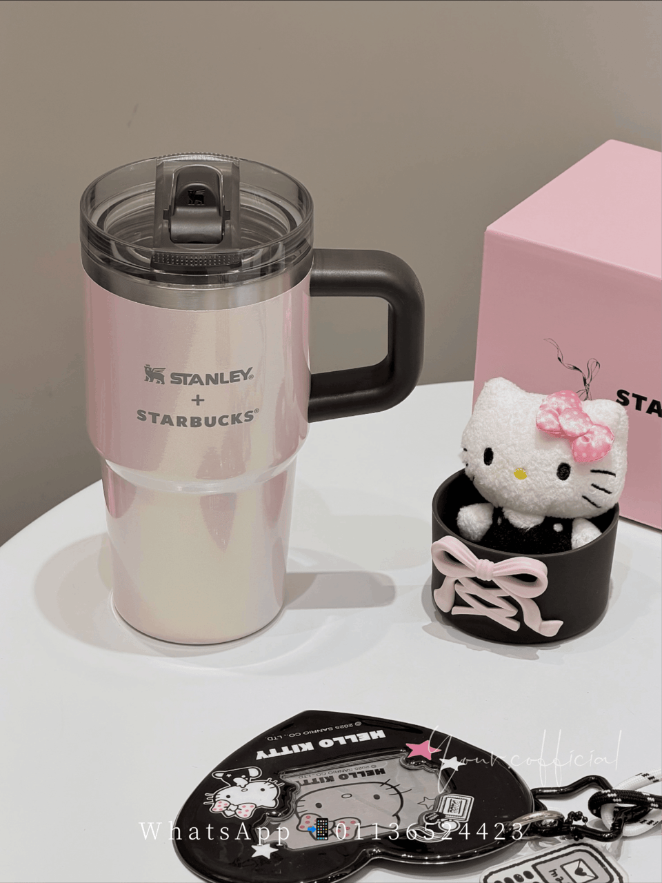 Stanley+Starbucks 粉色闪闪杯🩷 1