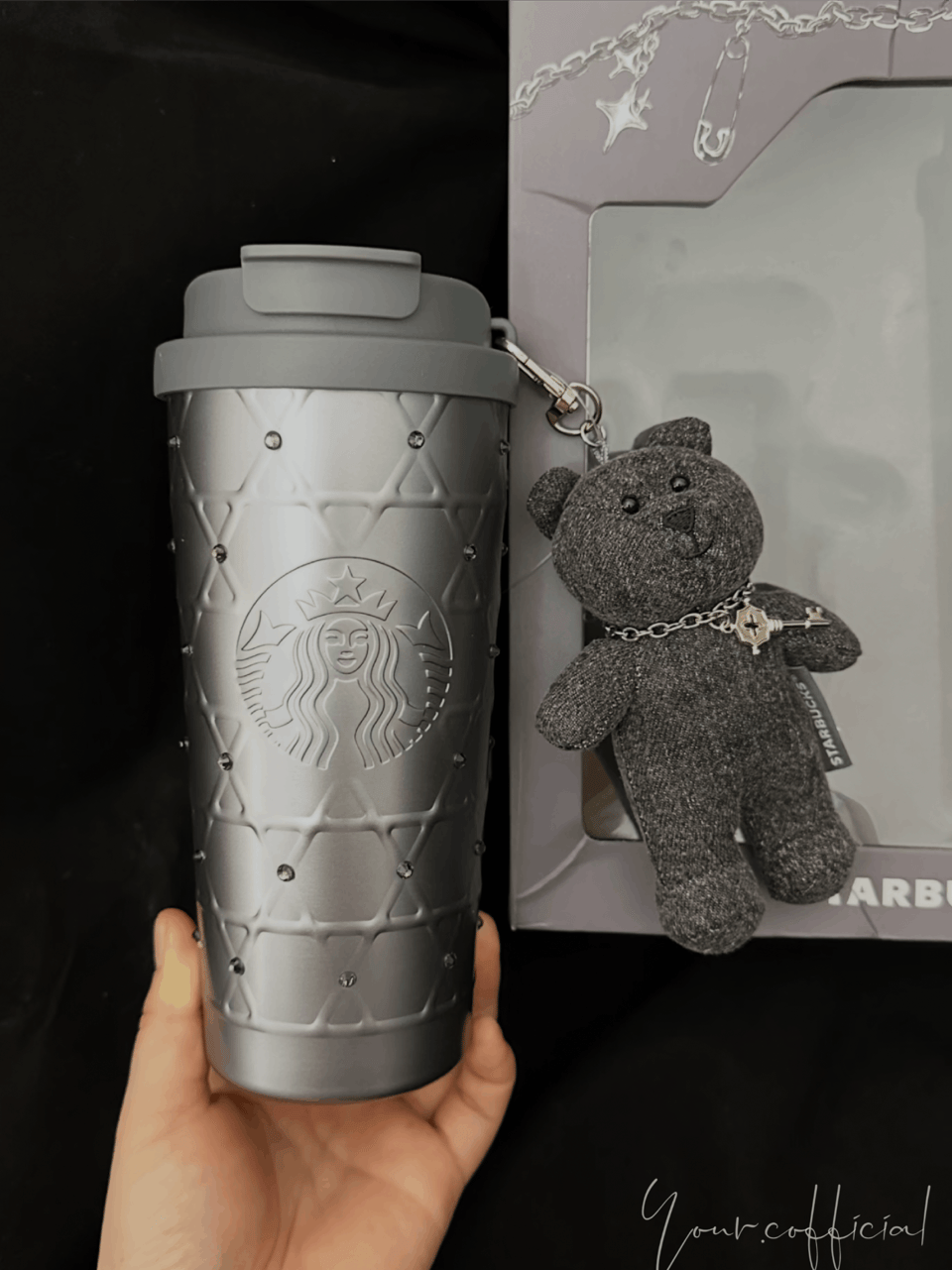 Starbucks朋克芭蕾系列银灰保温杯 1