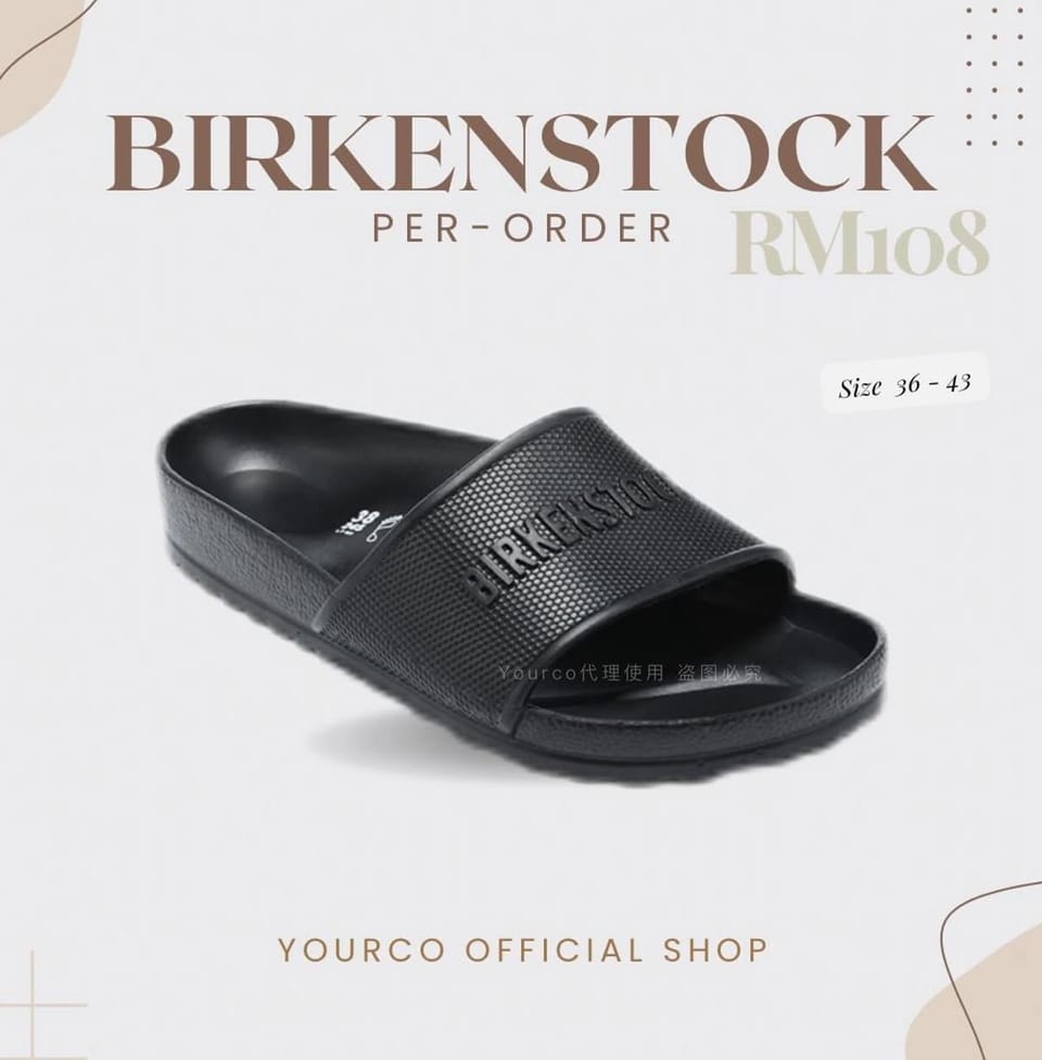 「现货READYSTOCK」 BIRKENSTOCK BARBADOS BLACK 1