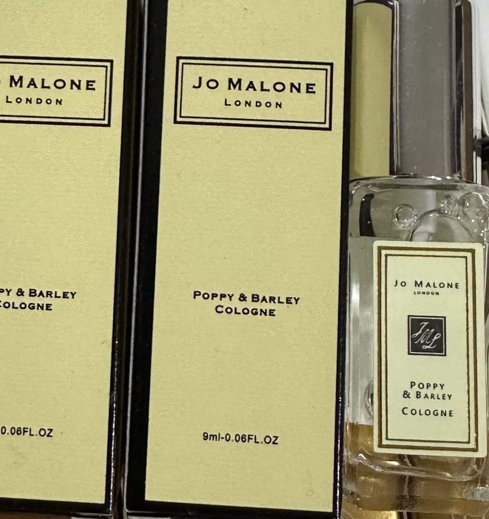 JoMalone Poppy&Barley cologne 1