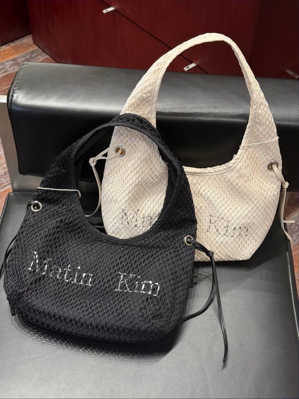 MATIN KIM Side Strap Mesh Mini Tote Bag 💰 1