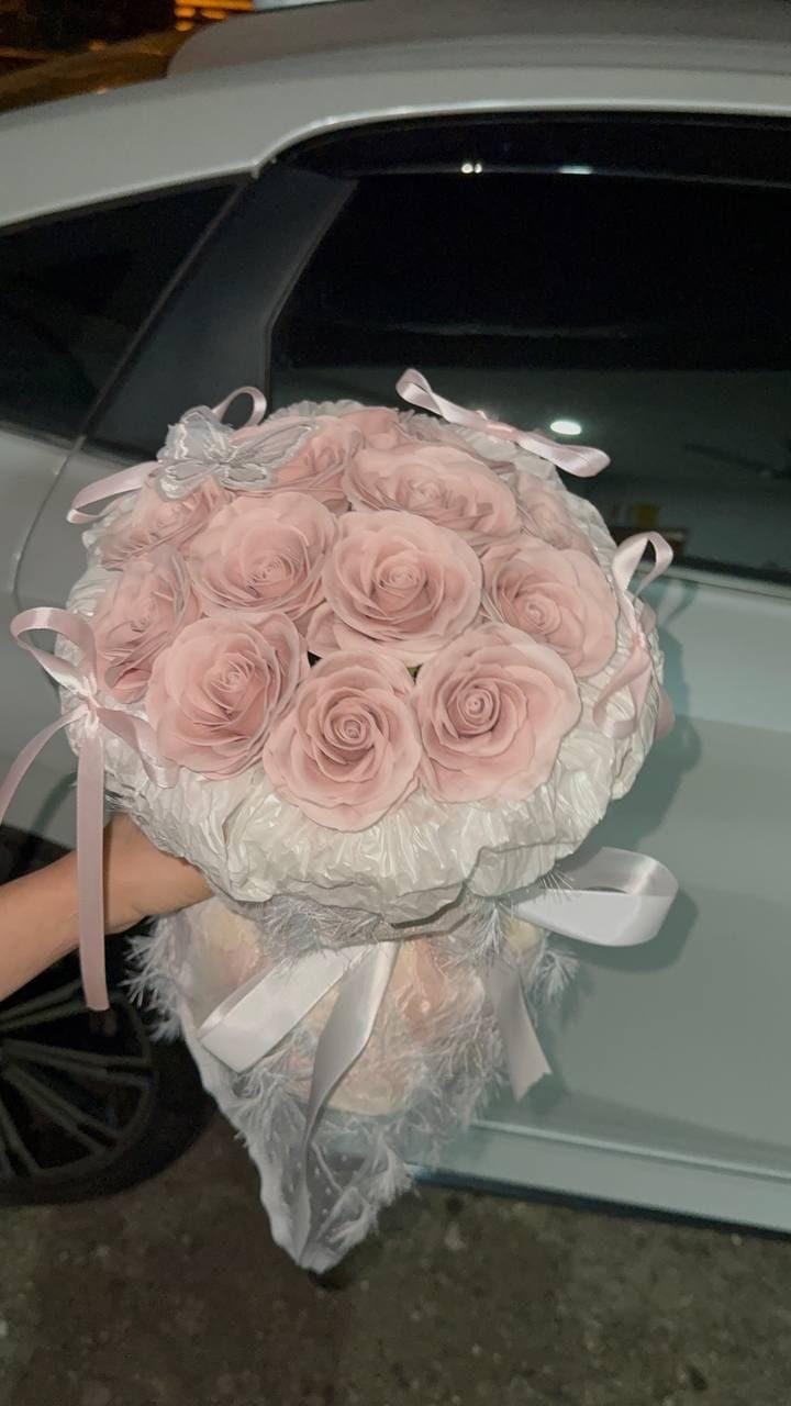 羽毛公主苏醒香皂花束 1